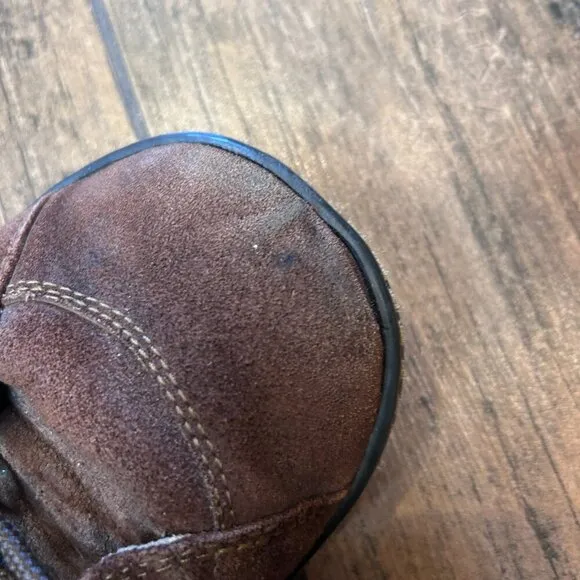 Born Men's Brown Suede Lace Up Casual Shoes Size 12