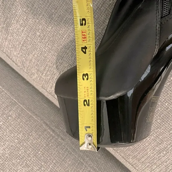 Boss Style 🕶️💰🖤Thigh high heel boots elastic stretch with faux leather