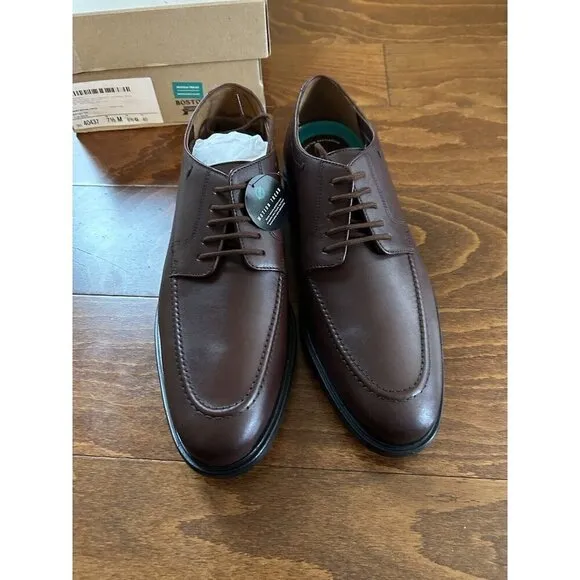 Bostonian Hampshire Lace British Tan Oxford Dress Shoes 7.5 M NEW Leather