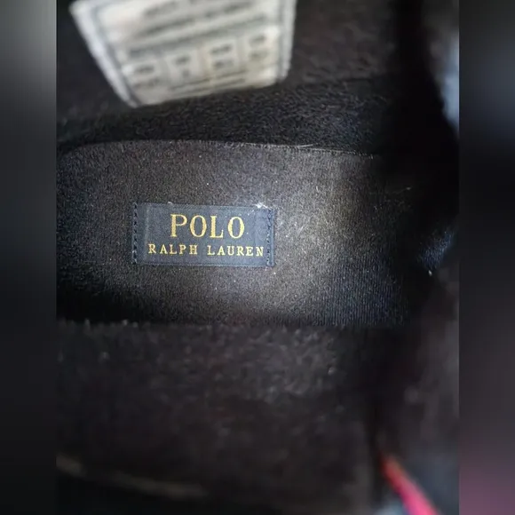 Boys size 6.5 Ralph Lauren Polo boots. Red. Excellent condition condition!