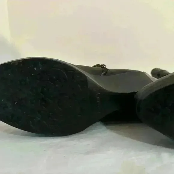 Brand new Noat Leather Wedge Heel Boots NWOT