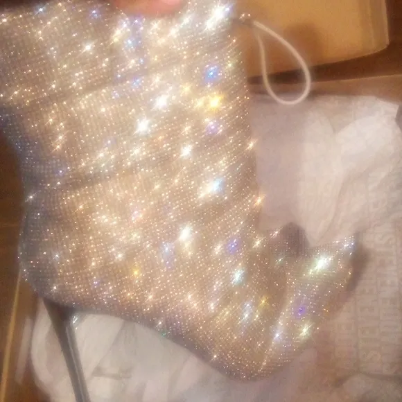 Brand New Steve Madden rhinestone size 7 women's stilettos.