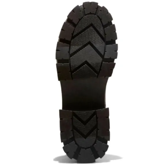 BRAND new ankle water repellent black boots with 2in block heel