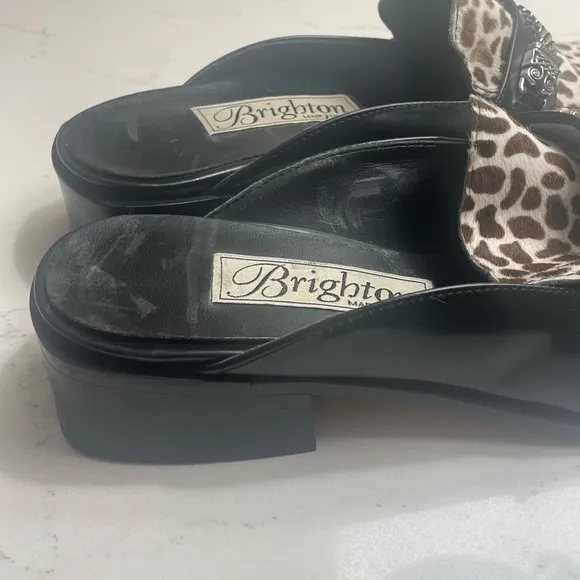 BRIGHTON Dale Loafers Shoes sz‎ 6 1/2 6.5 Woman’s Italy Vintage VTG Y2K 90’s