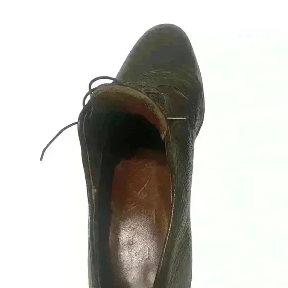 Brooks Brothers &quot;Commando&quot; Men 13 Brown Pebble Grain Leather Dress Shoe Oxford