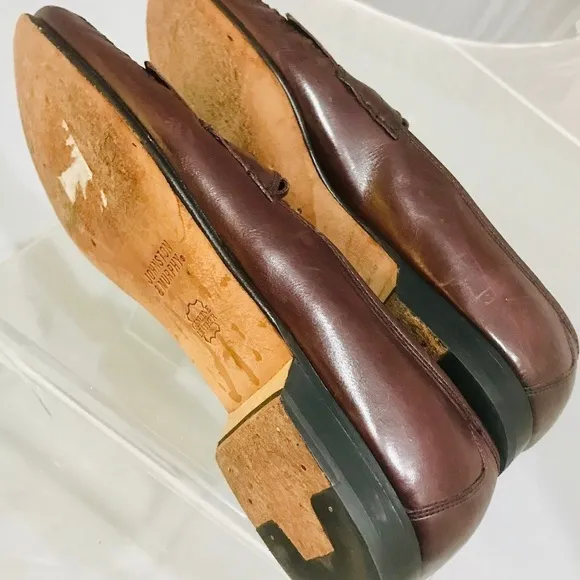 Brown Johnston &amp; Murphy men Loafers Sz 10m