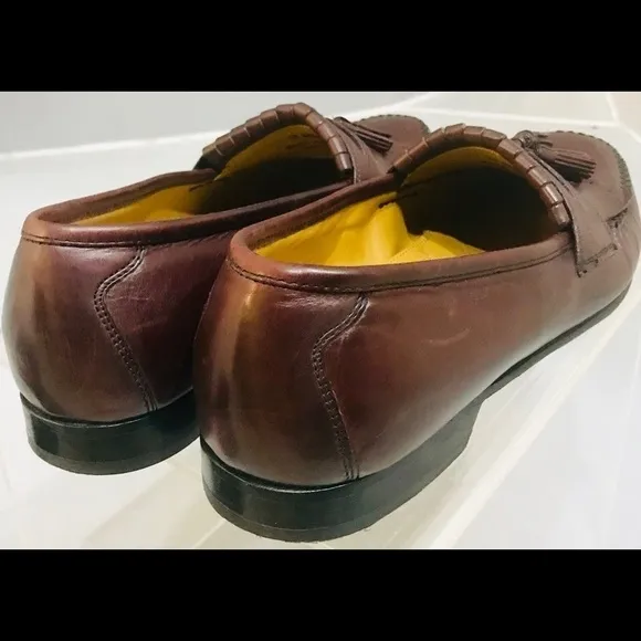 Brown Johnston &amp; Murphy men Loafers Sz 10m