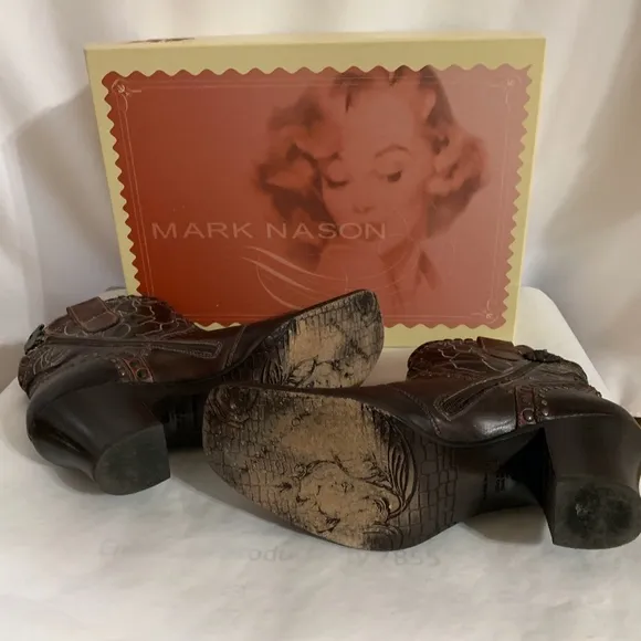 Brown Mark Nason Cowboy Boots