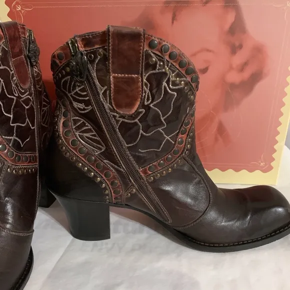 Brown Mark Nason Cowboy Boots