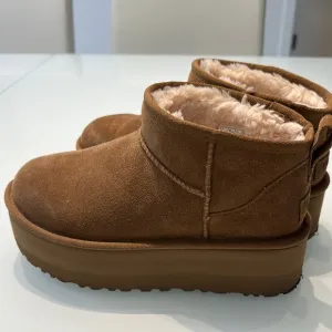 Brown Suede Platform Uggs