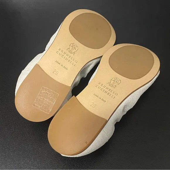 Brunello Cucinelli Ballet Flats Shoes size 29 | Kids 11.5