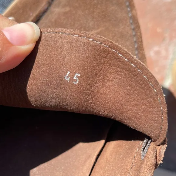 Brunello Cucinelli Brown Suede Penny Loafers/ Drivers size 45