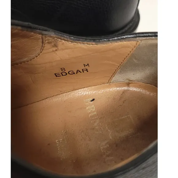 Bruno Magli &quot;Edgar&quot; Men's Black Oxford Dress Shoes Size 8M