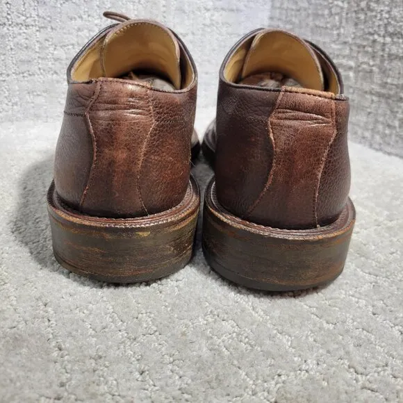 Bruno Magli Edgar Men’s Size 10M US Brown Leather Dress Oxford Shoes 86210