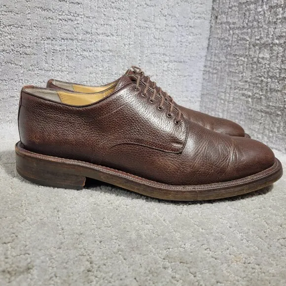 Bruno Magli Edgar Men’s Size 10M US Brown Leather Dress Oxford Shoes 86210