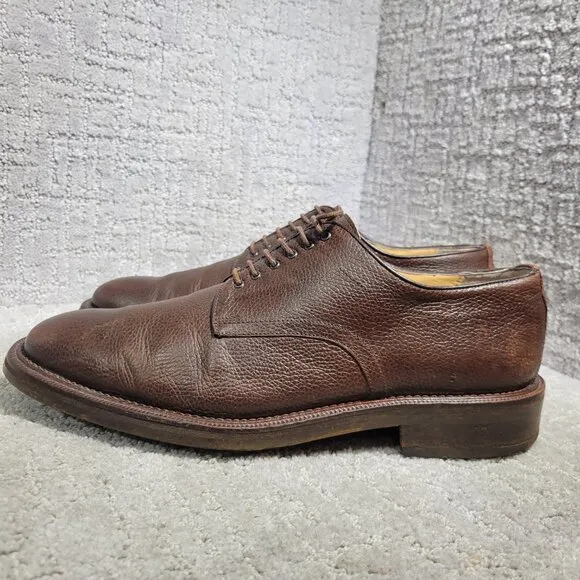 Bruno Magli Edgar Men’s Size 10M US Brown Leather Dress Oxford Shoes 86210