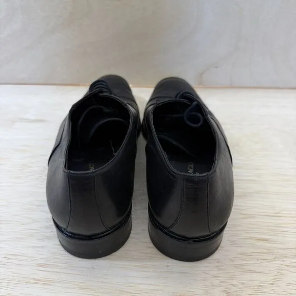 Bruno Magli Maioco Cap Toe Oxford Leather Dress Shoes Mens Size 10 Black F001 -7