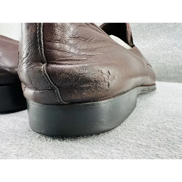 BRUNO MAGLI - Men Dress Shoes Size 10.5 M Brown Leather HAND MADE IN ITALY   B15