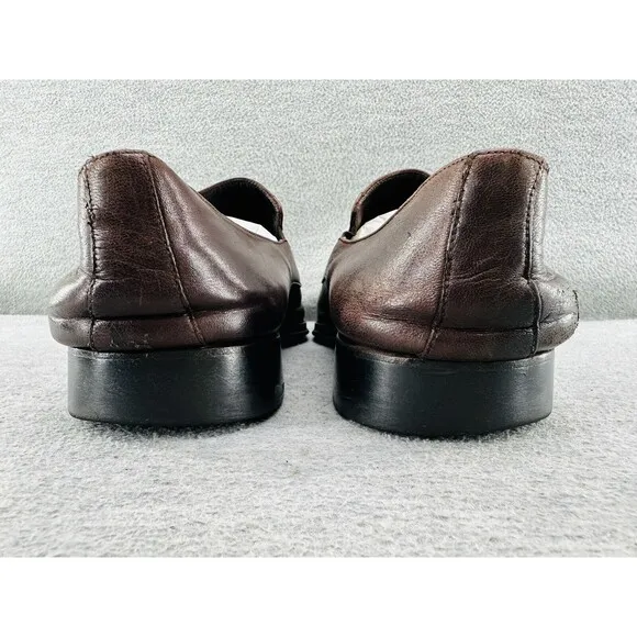 BRUNO MAGLI - Men Dress Shoes Size 10.5 M Brown Leather HAND MADE IN ITALY   B15