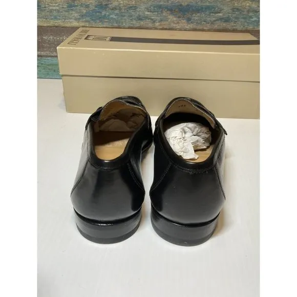 Bruno Magli Men’s Desi 82010 sz 8.5 M Dress Shoes Black Leather Made In Italy