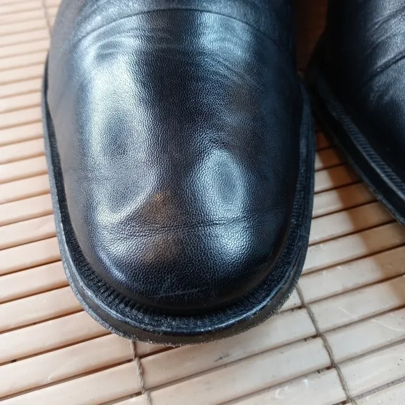 BRUNO MAGLI Mens Dress Shoes Soft Black Leather Italian Cap Toe Oxfords Sz 9.5M.