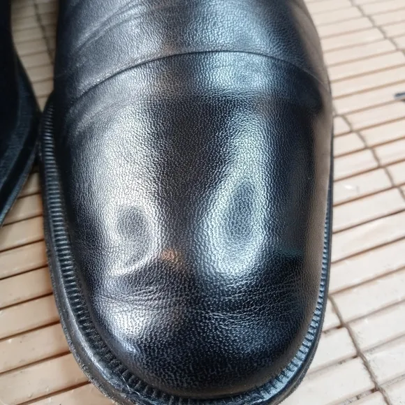 BRUNO MAGLI Mens Dress Shoes Soft Black Leather Italian Cap Toe Oxfords Sz 9.5M.