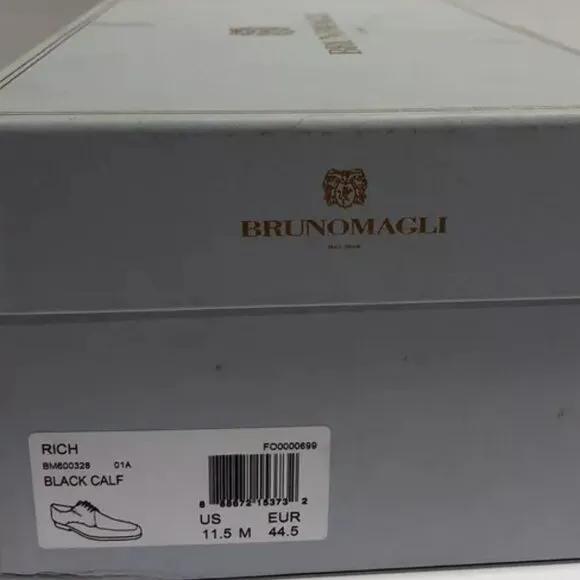 Bruno Magli Men’s Rich Oxford Dress Shoes-Black, Size 11.5 M