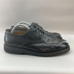 Bruno Magli Men Size 11 Shoes Black Leather Split Toe Oxford Made In Bologna