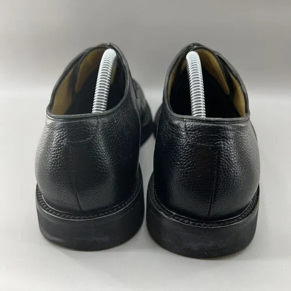 Bruno Magli Men Size 11 Shoes Black Leather Split Toe Oxford Made In Bologna