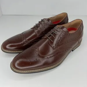 Bruno Marc Mens  Italy Prince Brown Oxford Lace Wingtip Size 13 Dress Shoes