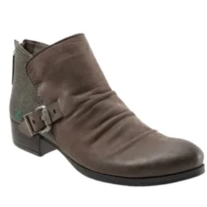 Bueno &quot;NWOB&quot; Maude Grey/Brown Nubuck Snake Embossed Boots Size 7.5