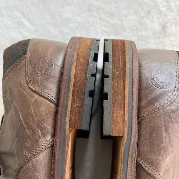 Bullboxer Brown Lace Up Mens Dress Derby Shoes 44