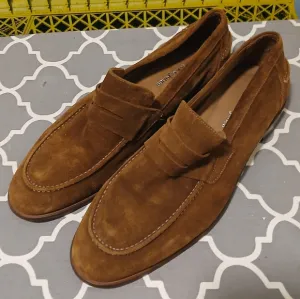 BULLOCK &amp; JONES Brown Suede Loafers SZ.10