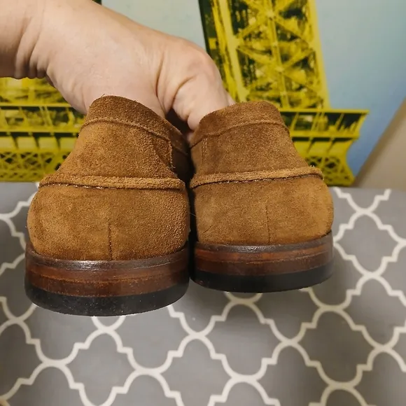 BULLOCK &amp; JONES Brown Suede Loafers SZ.10
