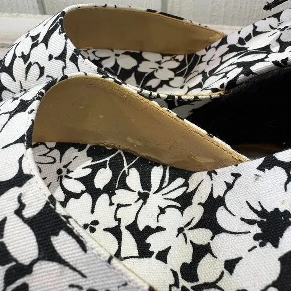 Burberry Floral Espadrille Sandals - Size 40