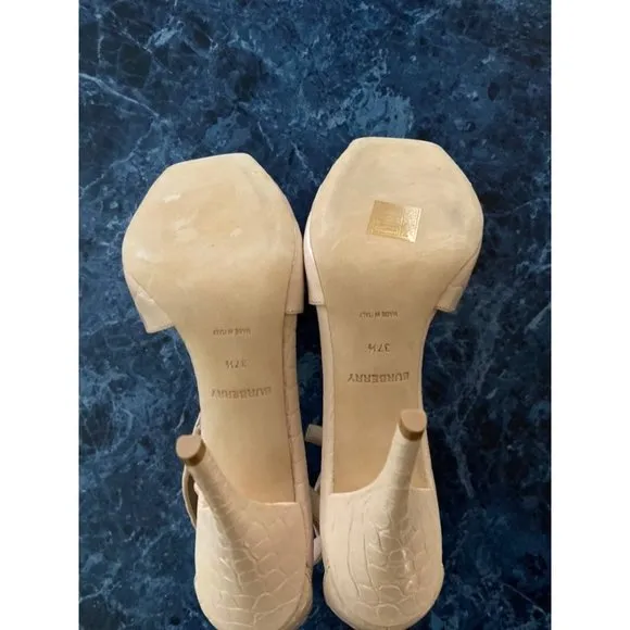 Burberry Triple Stud Embossed Leather Pe