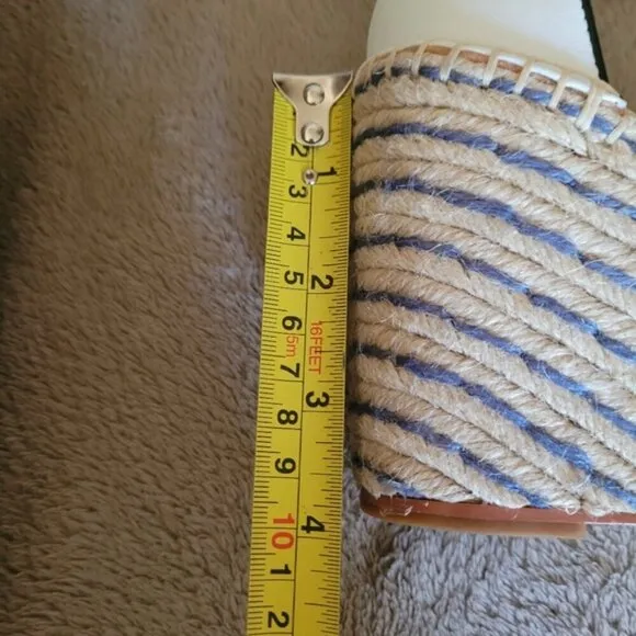 Cabi wedge espadrille sandals size 8