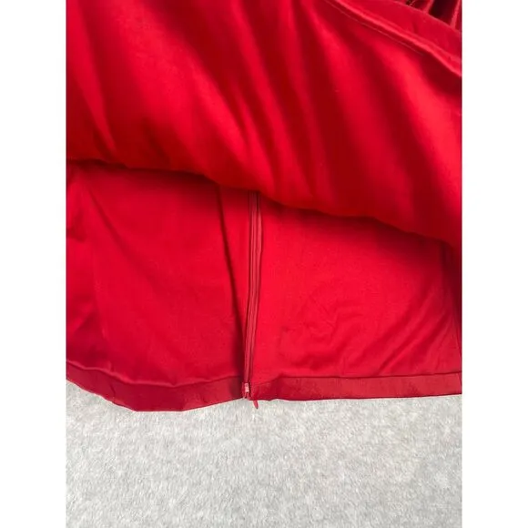 Cache Women's Holiday event dress jacket blazer, plus sz 22W, bright red, sequin