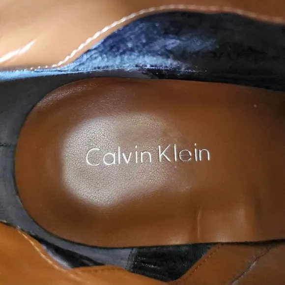 Calvin Klein Black Margo Bootie Platform Heel