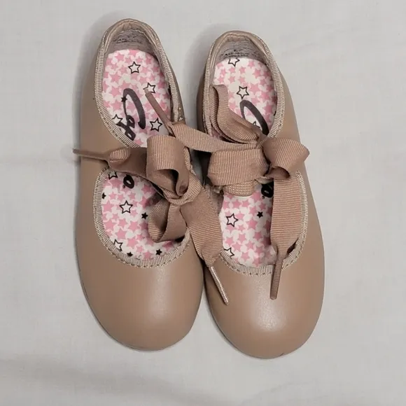 Capezio Tan Tap Shoes Girl's Size 7