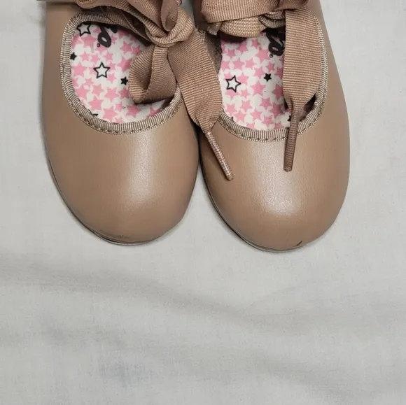Capezio Tan Tap Shoes Girl's Size 7