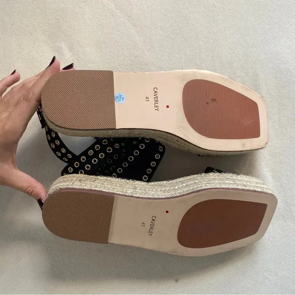 CAVERLEY Spy Espadrille Sandals Size 41/10