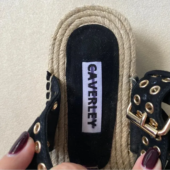CAVERLEY Spy Espadrille Sandals Size 41/10