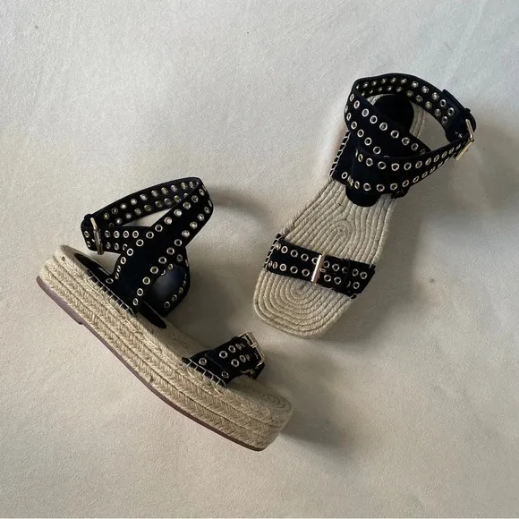 CAVERLEY Spy Espadrille Sandals Size 41/10