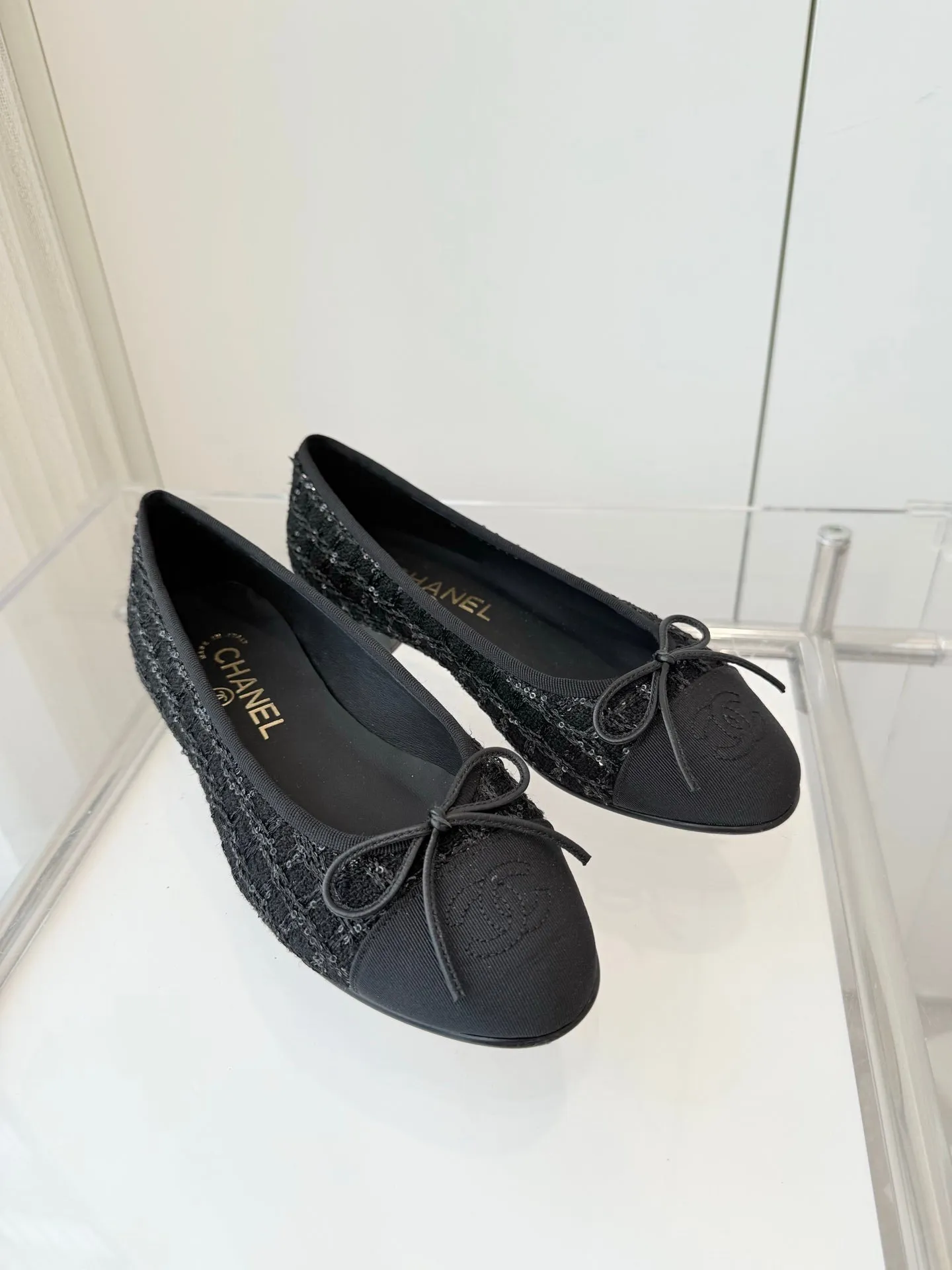 CC Ballet Flat Black Fabric 238779