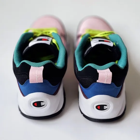 CHAMPION 93 Eighteen Block Multi-Color Shoes Unisex Multicolored Sneakers 6Y
