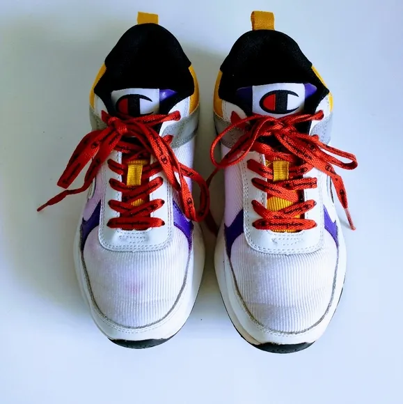 Champion 93 Eighteen Block White&amp; Multicolor Shoes