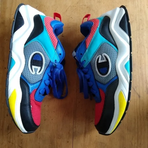CHAMPION 93eighteen SP BLOCK sneakers 90s / Y2K Mens size 8