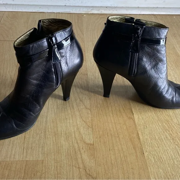 Chanel heel boots