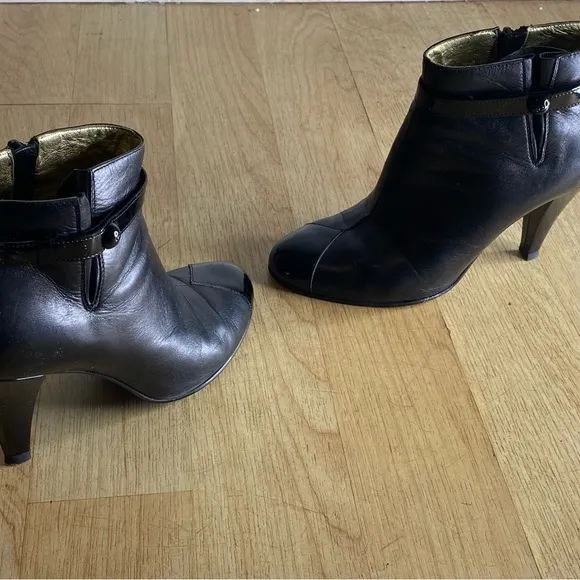 Chanel heel boots